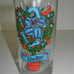 12th glass  of 12 days of xmas beverage set